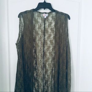 Dark, olive green, lace JOY from Lu La Roe